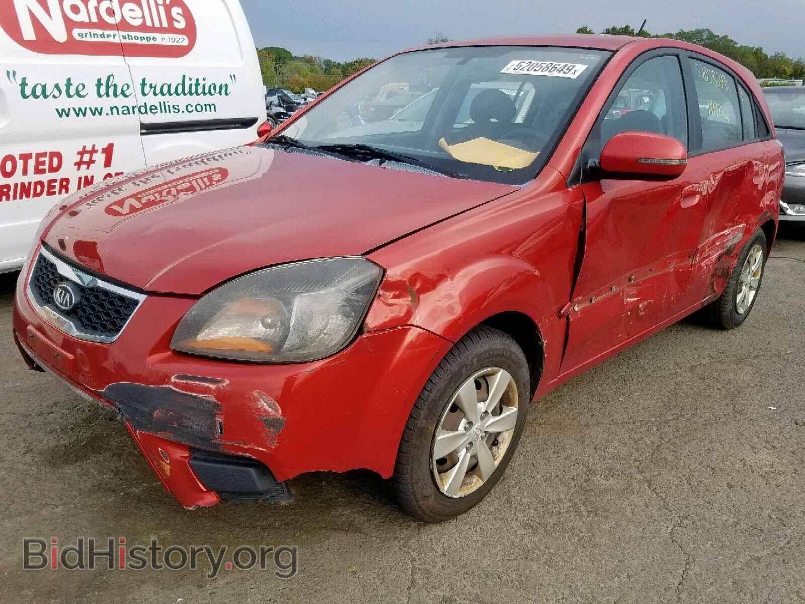2011 KIA RIO BASE - VIN: KNADH5A36B6720979 - Фото 2