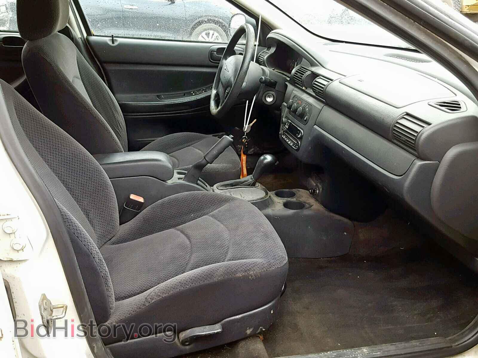2004 CHRYSLER SEBRING - VIN: 1C3EL46R54N400658 - Фото 5