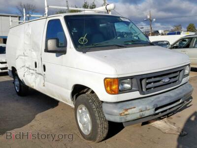 2007 Ford ECONOLINE, white — VIN 1FTNE14W47DB23122, Copart