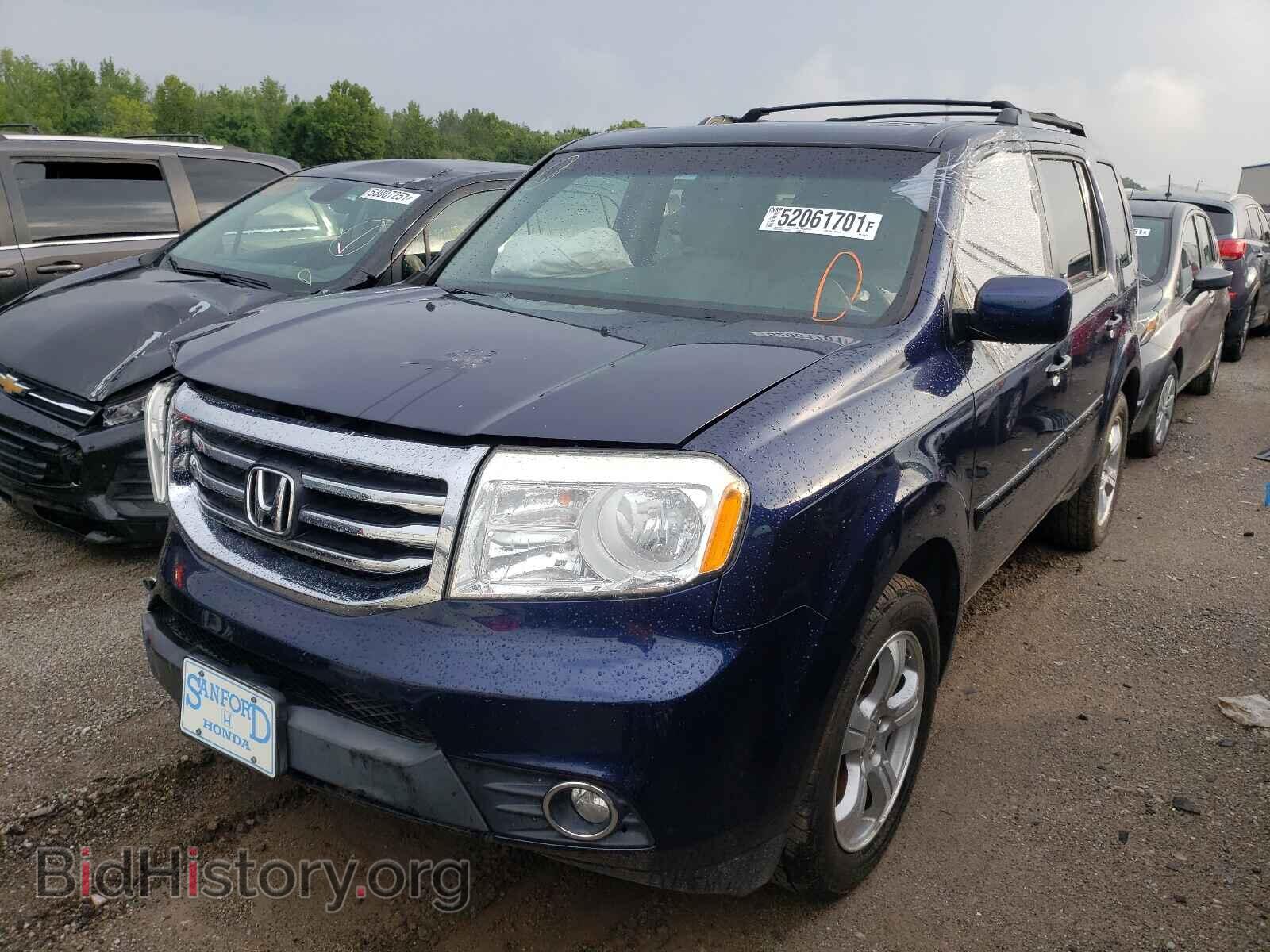 2014 HONDA PILOT - VIN: 5FNYF4H53EB016128 - Фото 2