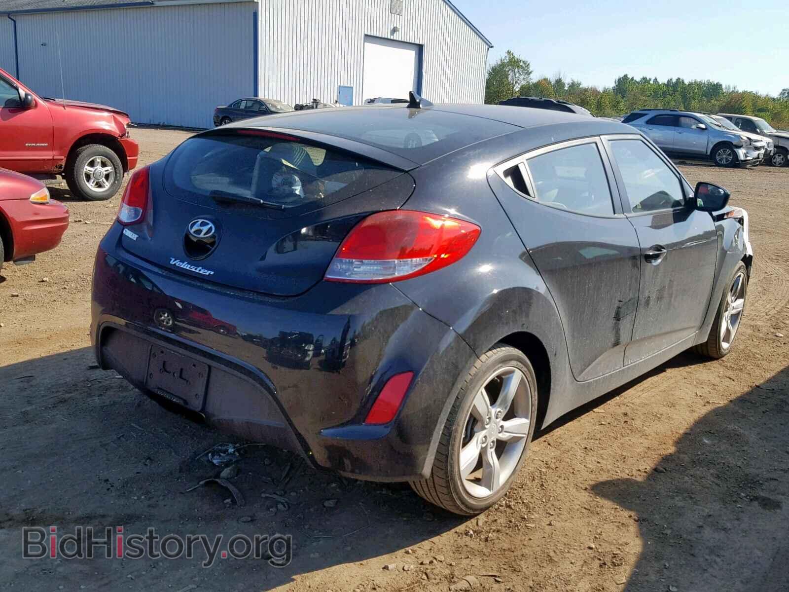 2013 HYUNDAI VELOSTER - VIN: KMHTC6AD4DU087680 - Фото 4