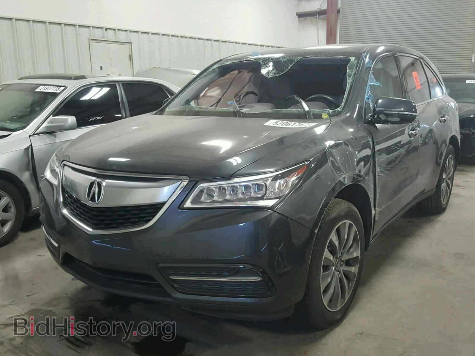 2015 ACURA MDX - VIN: 5FRYD4H41FB015007 - Фото 2