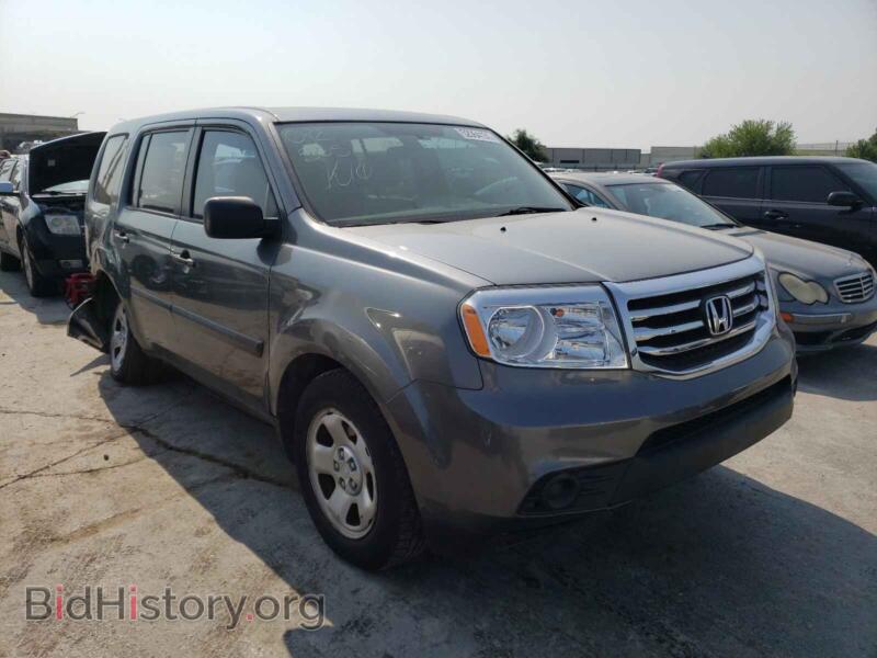 2013 Honda PILOT Pilot LX (VIN 5FNYF3H25DB003380) — photo 1 of 10, Copart, damage: rear end