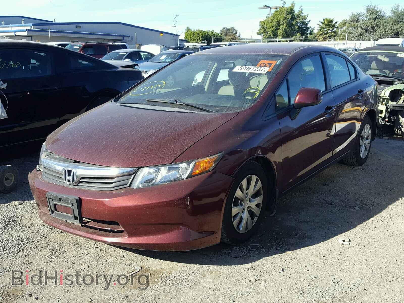 2012 HONDA CIVIC - VIN: 2HGFB2F57CH586863 - Photo 2