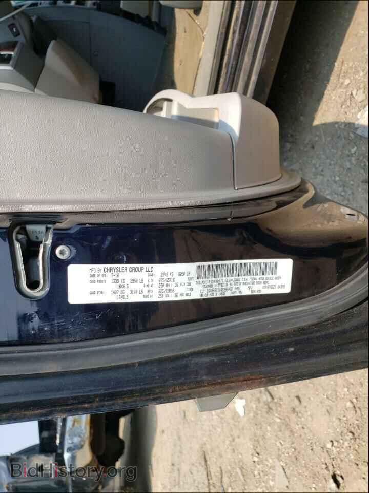 2010 CHRYSLER MINIVAN - VIN: 2A4RR5D1XAR392032 - Фото 10