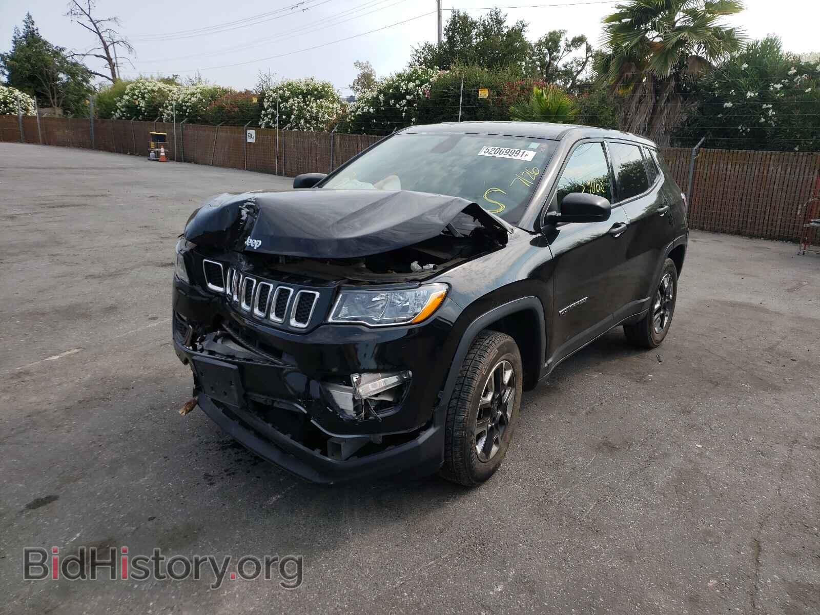 2018 JEEP COMPASS - VIN: 3C4NJDAB7JT190734 - Фото 2