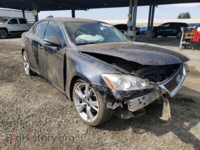 2010 Lexus IS IS 250, темно-серый — VIN JTHBF5C21A5119955, Copart