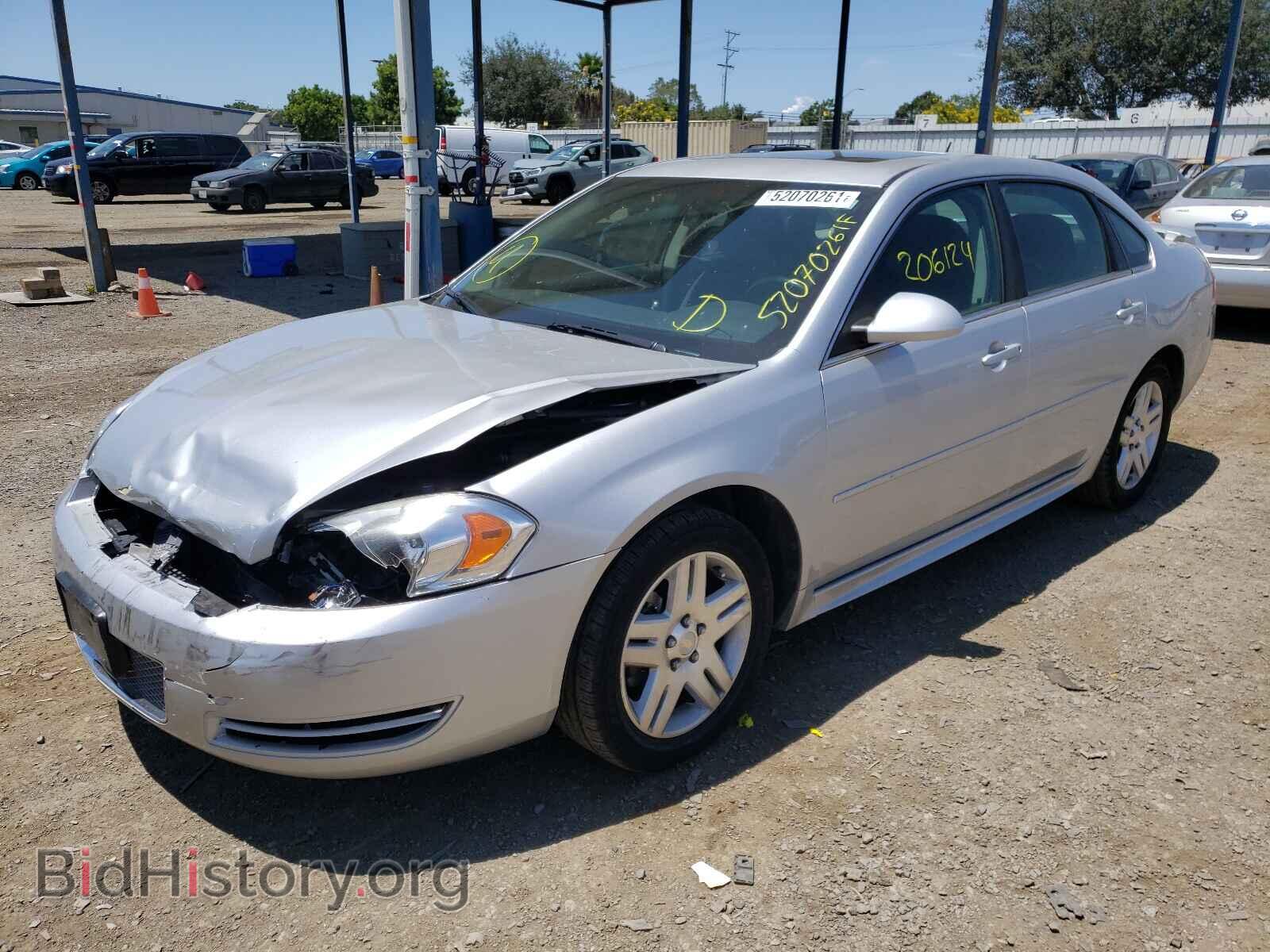 2013 CHEVROLET IMPALA - VIN: 2G1WB5E30D1121215 - Фото 2