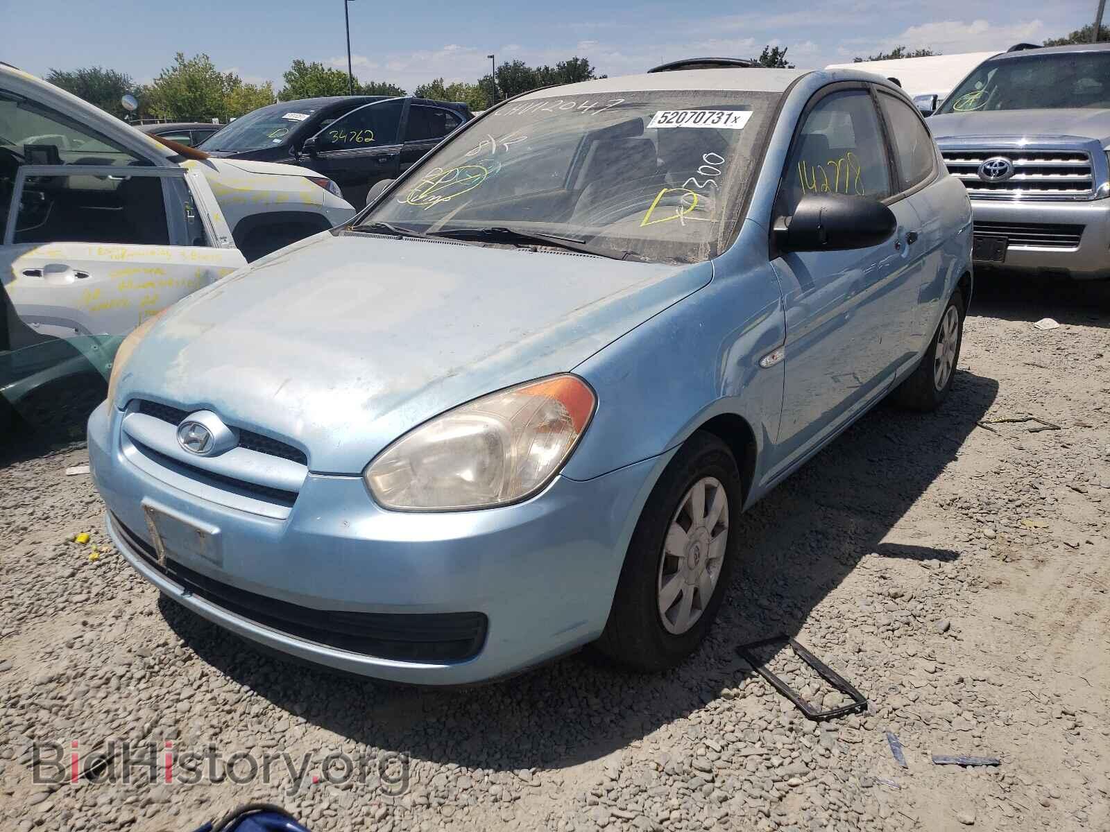 2007 HYUNDAI ACCENT - VIN: KMHCM36C87U016000 - Фото 2