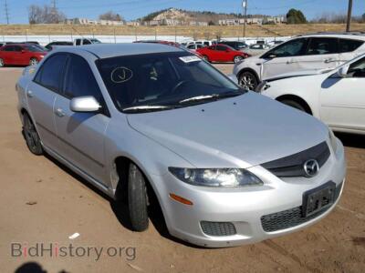2008 Mazda 6 6 I, серебристый — VIN 1YVHP80C985M32053, Copart