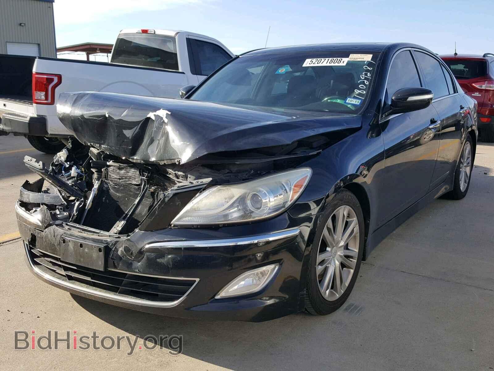 2012 HYUNDAI GENESIS - VIN: KMHGC4DD8CU181996 - Фото 2