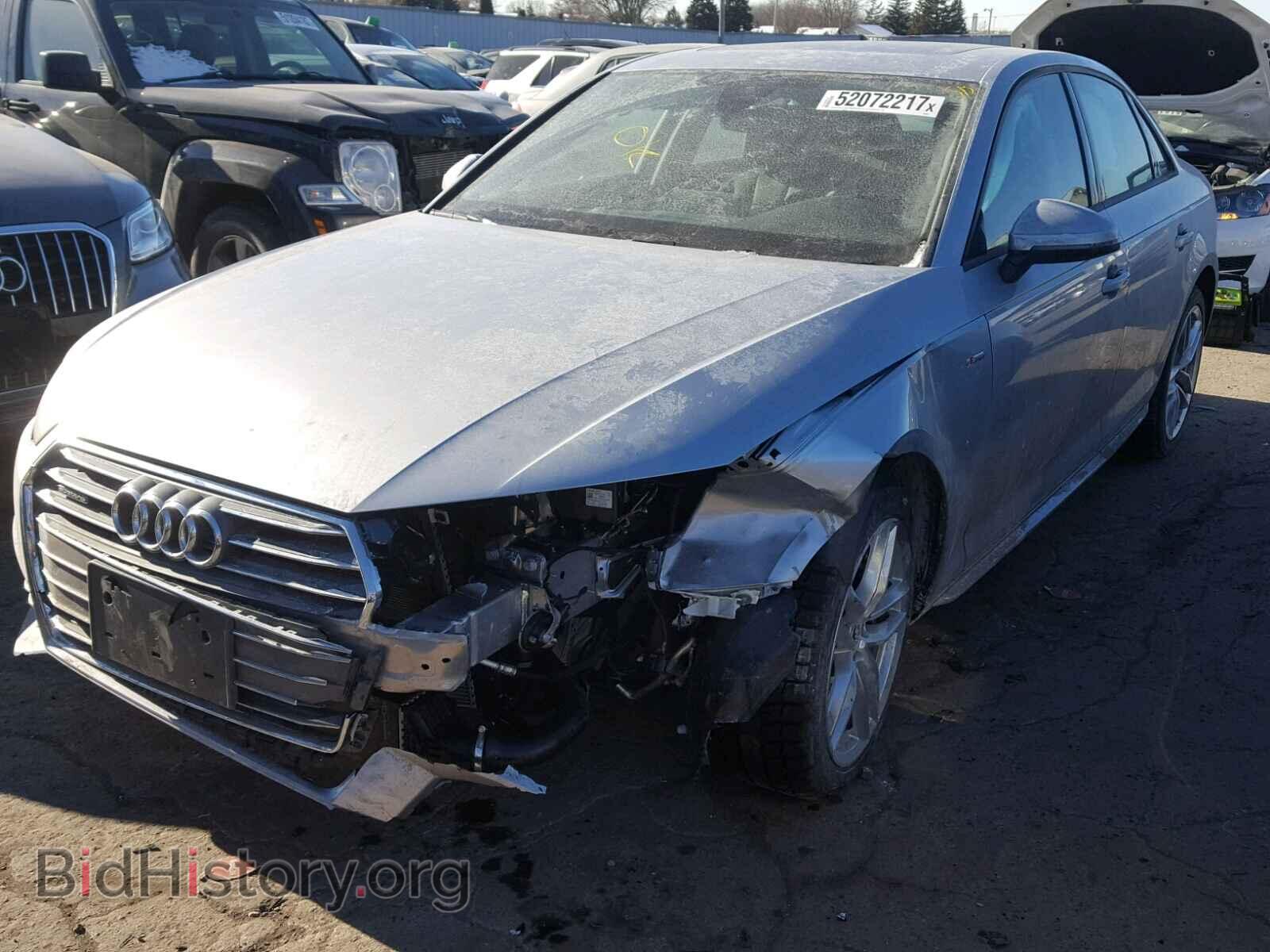 2017 AUDI A4 - VIN: WAUDNAF46HN057995 - Фото 2