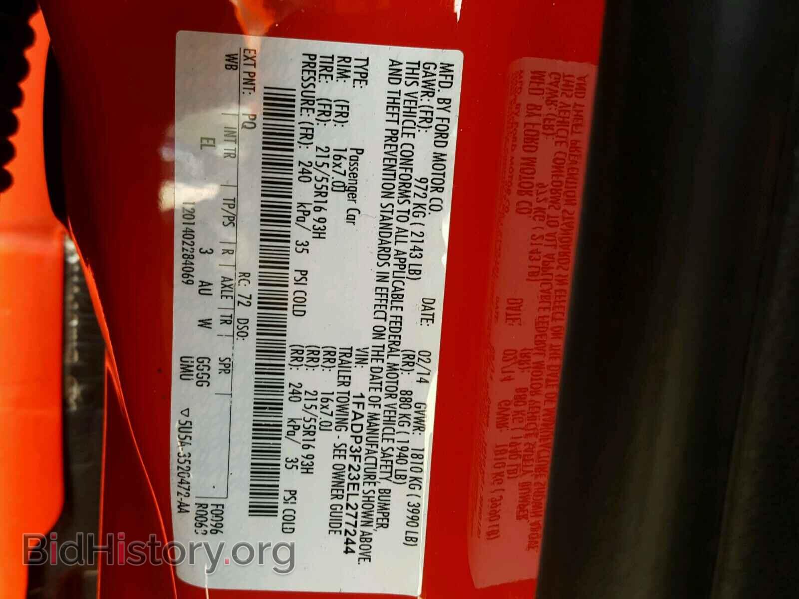 2014 FORD FOCUS - VIN: 1FADP3F23EL277244 - Photo 10