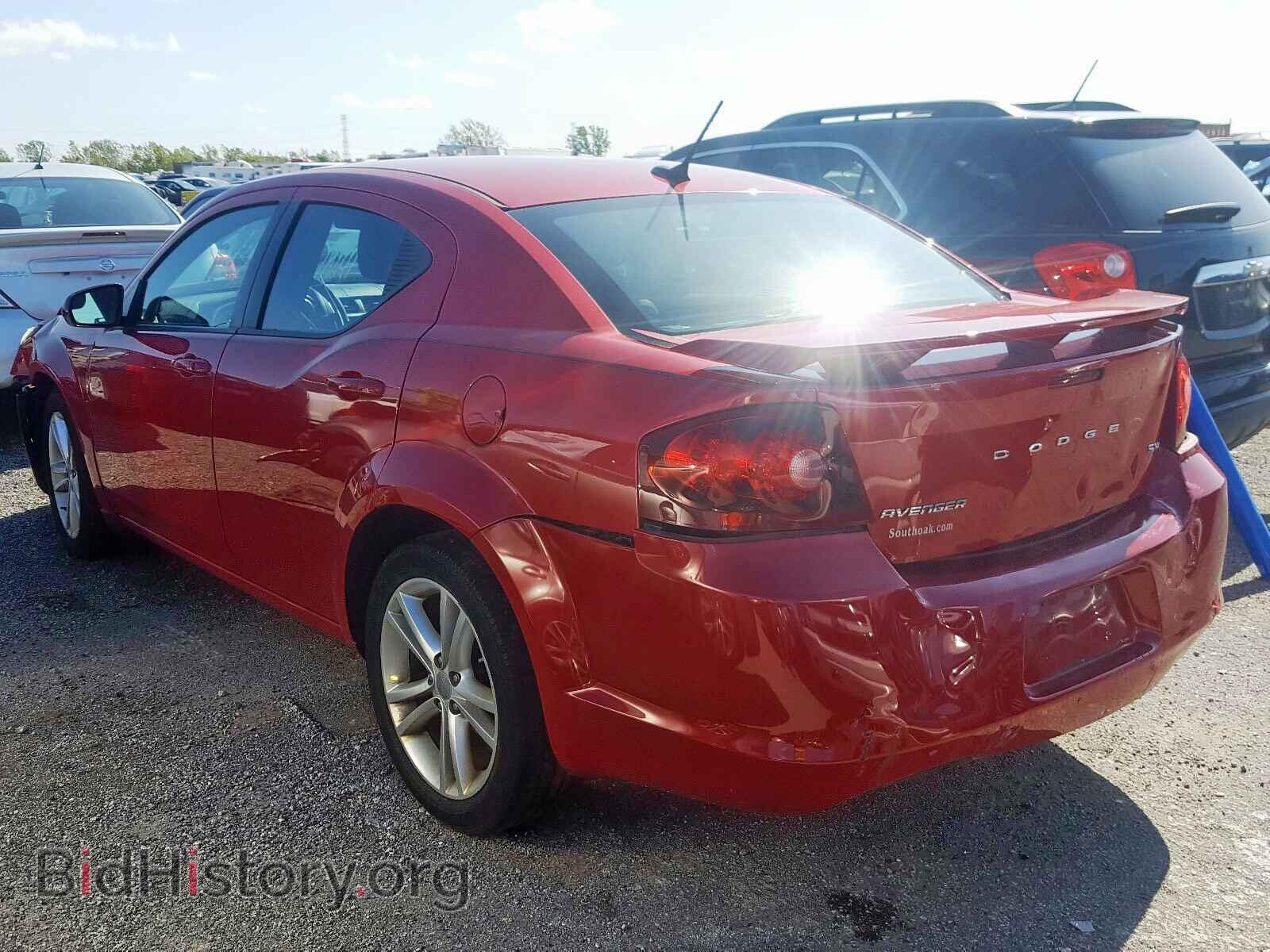 2014 DODGE AVENGER - VIN: 1C3CDZCB4EN121311 - Фото 3