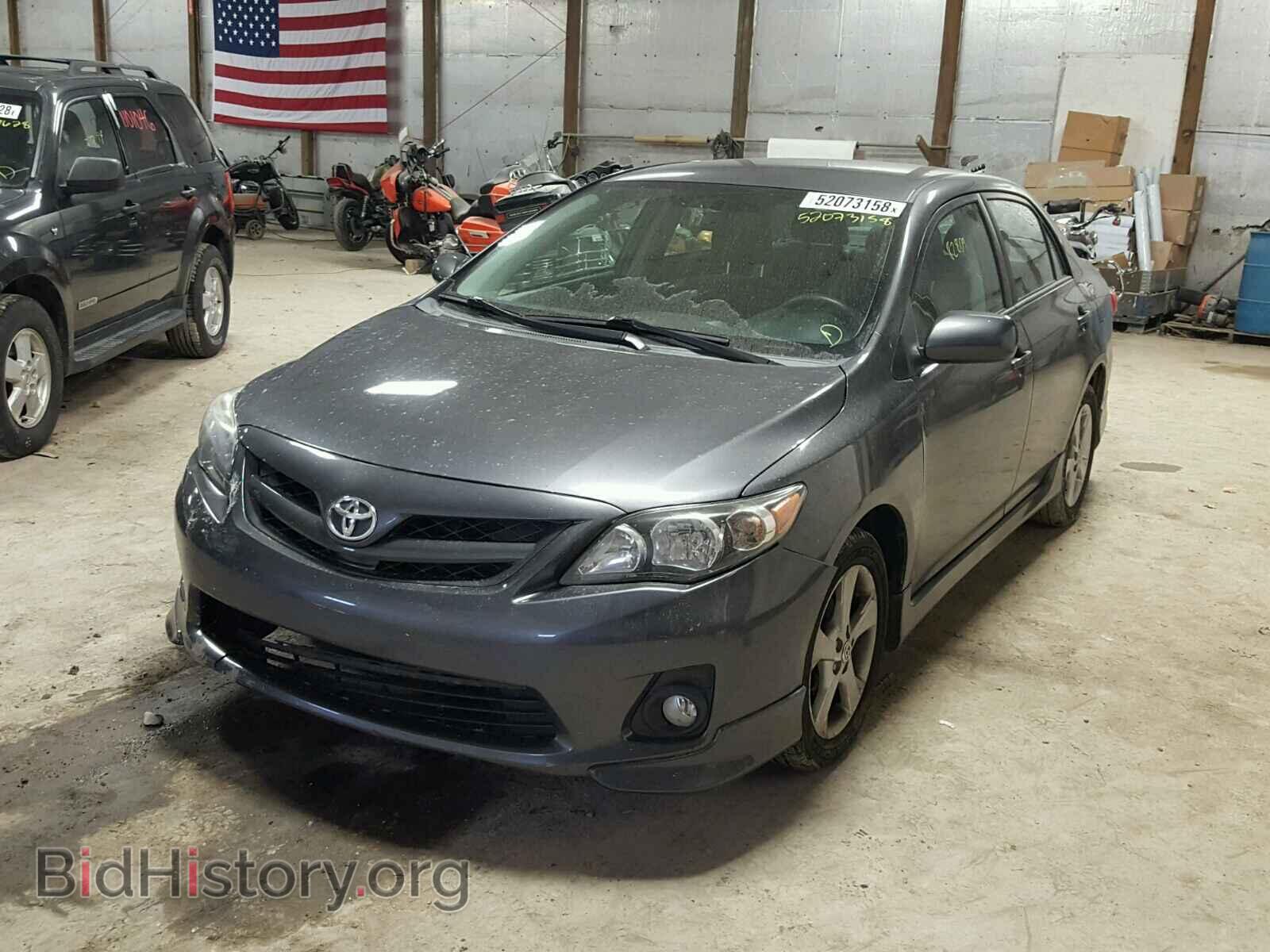 2011 TOYOTA COROLLA BA - VIN: 2T1BU4EE5BC636351 - Фото 2