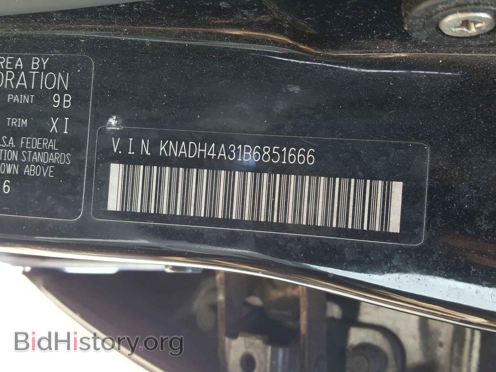 2011 KIA RIO BASE - VIN: KNADH4A31B6851666 - Photo 10