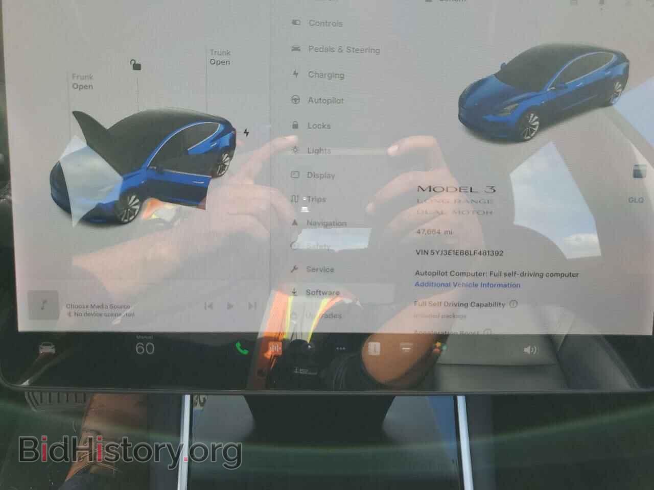 2020 TESLA MODEL 3 - VIN: 5YJ3E1EB6LF481392 - Фото 9