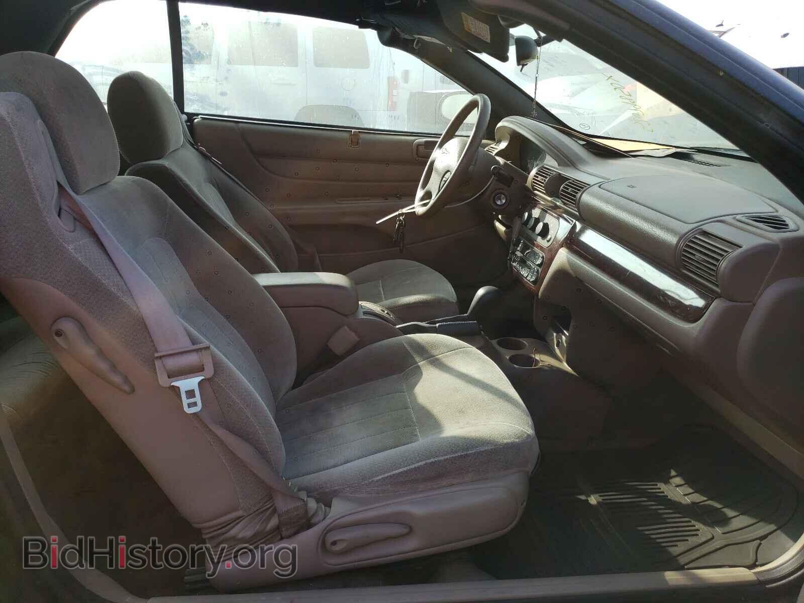 2002 CHRYSLER SEBRING - VIN: 1C3EL45X52N318166 - Фото 5