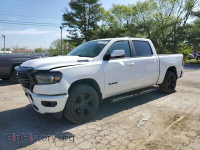 2020 RAM 1500 Big Horn/Lone Star, white — VIN 1C6SRFFT1LN184432, Copart