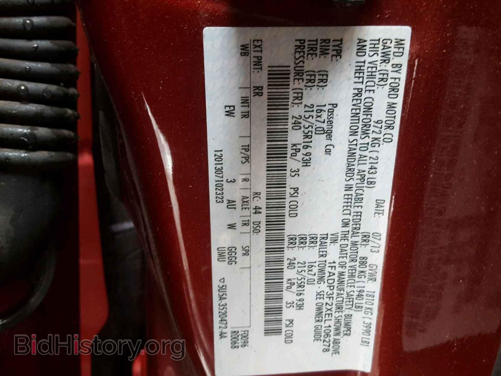 2014 FORD FOCUS - VIN: 1FADP3F2XEL106278 - Photo 10