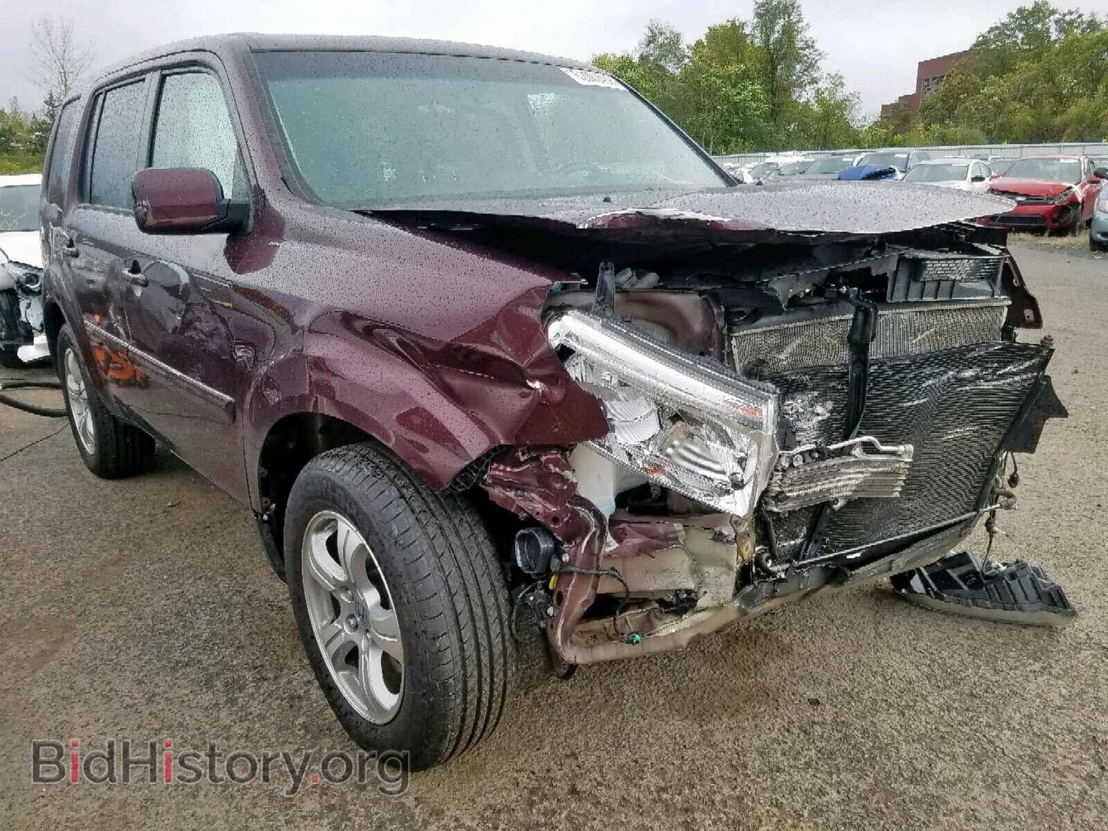 Photo 5FNYF4H56CB078099 - HONDA PILOT EXL 2012