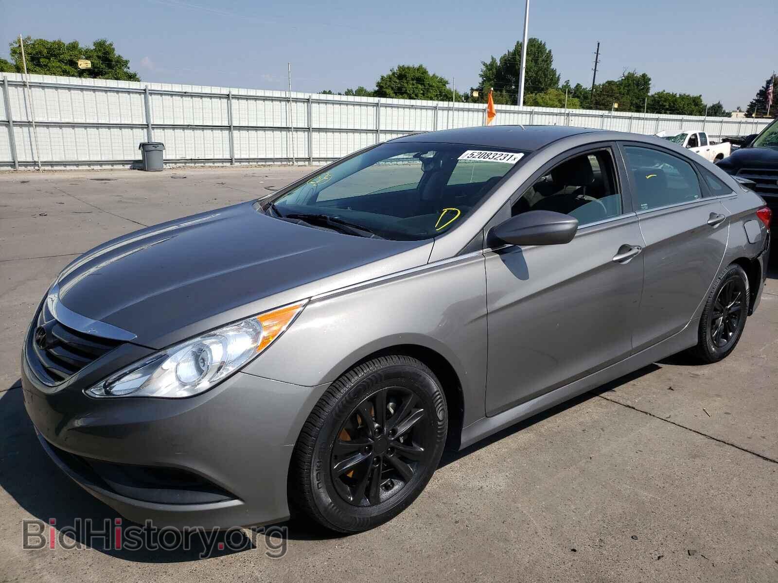 2014 HYUNDAI SONATA - VIN: 5NPEB4AC5EH852452 - Фото 2