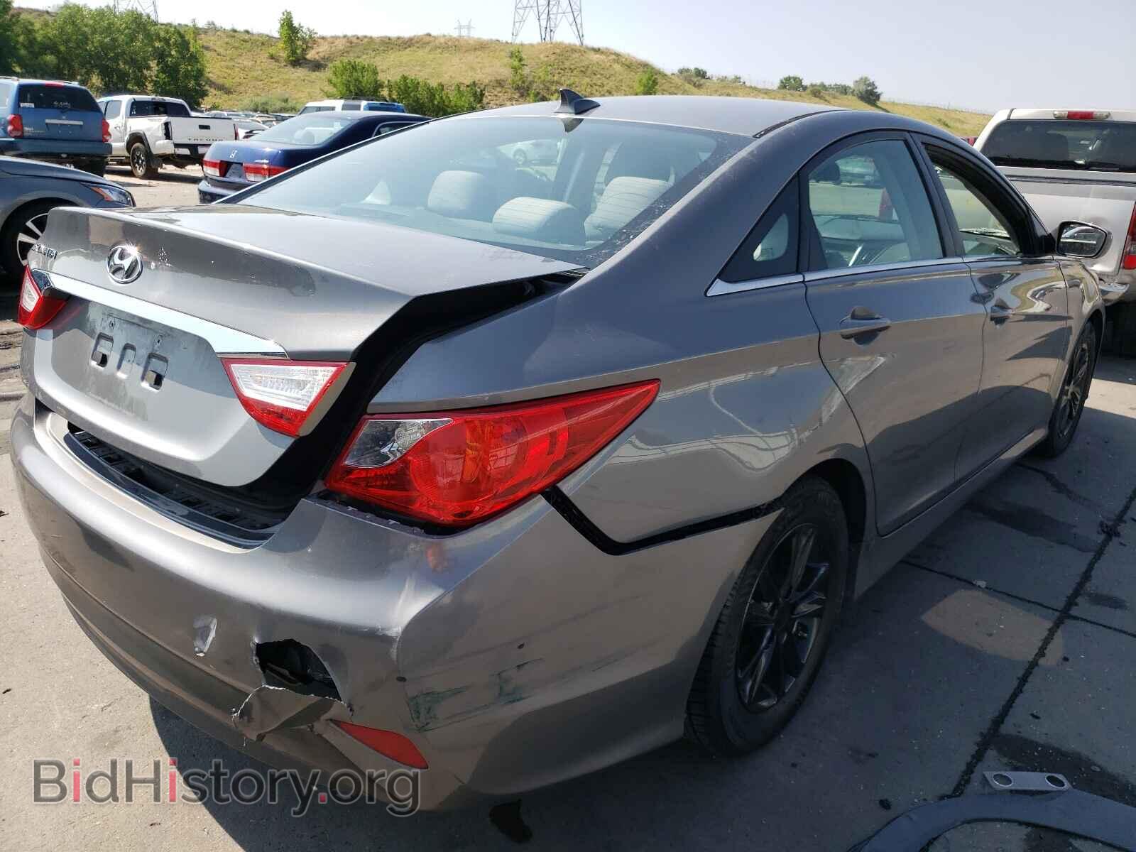 2014 HYUNDAI SONATA - VIN: 5NPEB4AC5EH852452 - Фото 4
