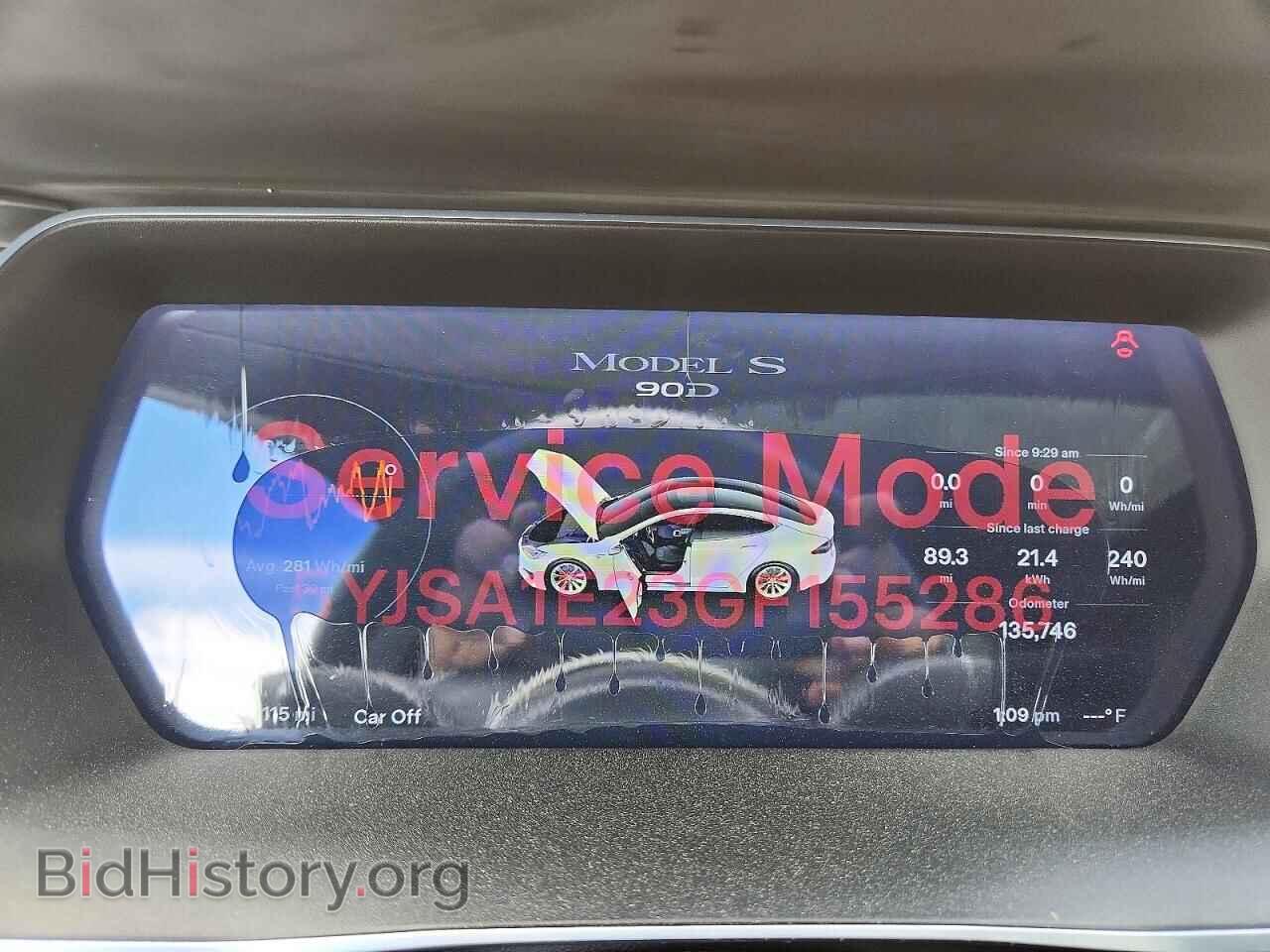 2016 TESLA MODEL S - VIN: 5YJSA1E23GF155286 - Фото 9