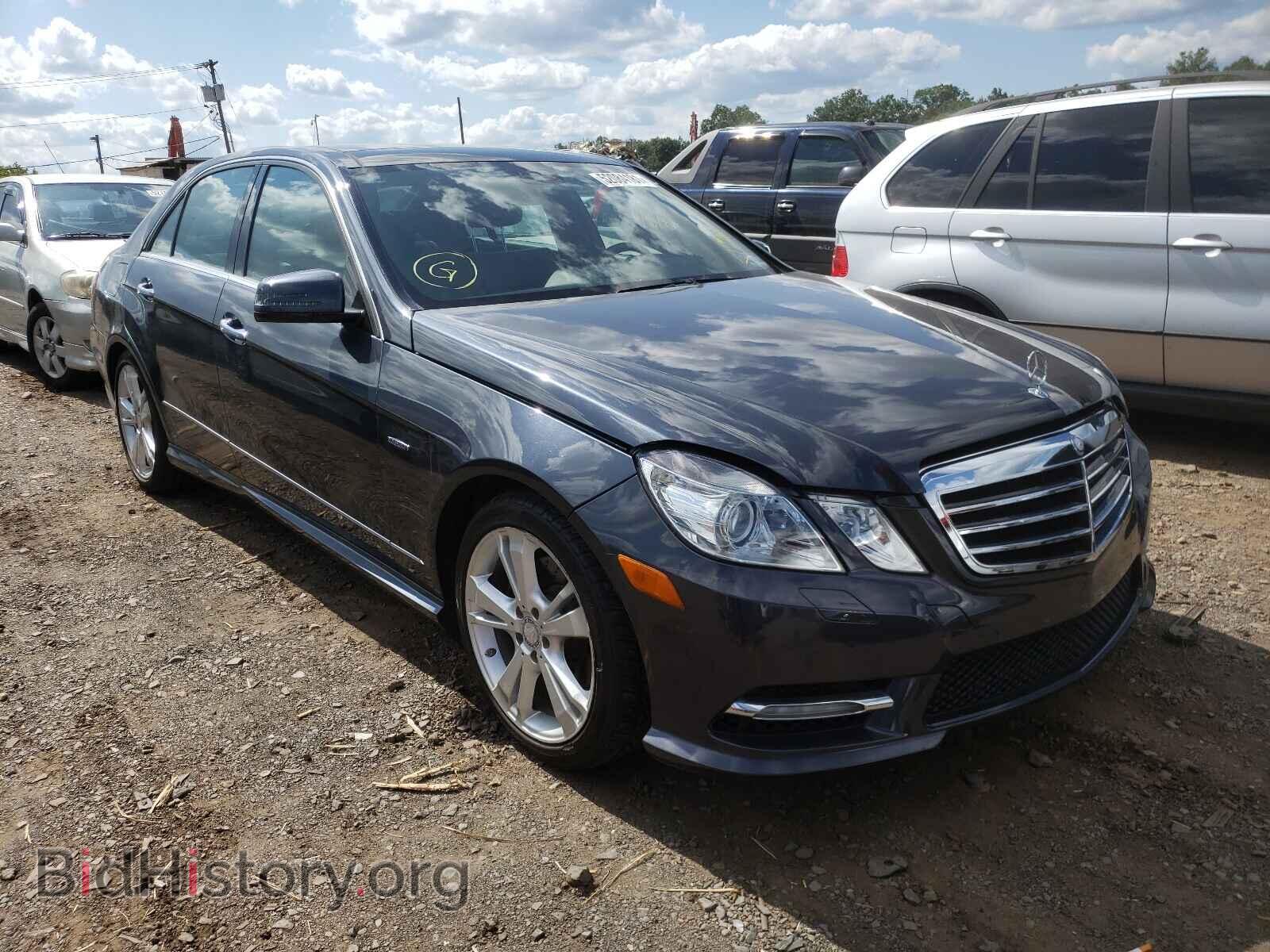Photo WDDHF8JB7CA656703 - MERCEDES-BENZ E-CLASS 2012