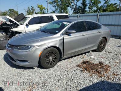 2016 Chrysler 200 Limited, серый — VIN 1C3CCCAB1GN105699, Copart