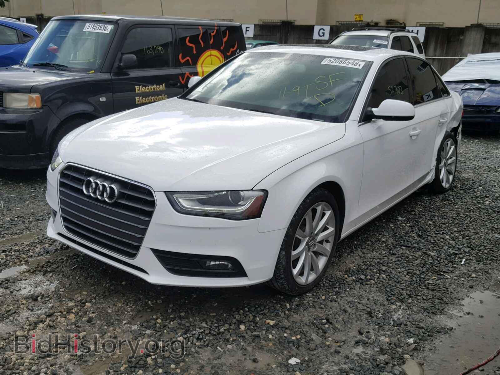 2013 AUDI A4 - VIN: WAUAFAFL0DN046718 - Фото 2