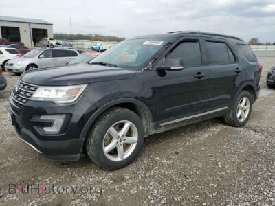 2017 Ford EXPLORER XLT, черный — VIN 1FM5K8D8XHGD63225, Copart