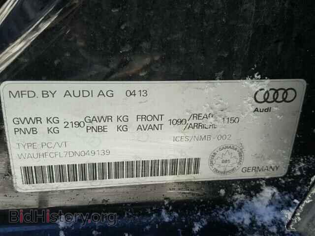 2013 AUDI A4 - VIN: WAUHFCFL7DN049139 - Фото 10