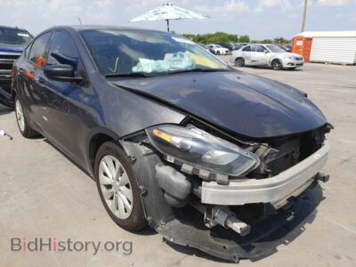 2014 Dodge DART Dart SXT, темно-серый — VIN 1C3CDFBB6ED742507, Copart