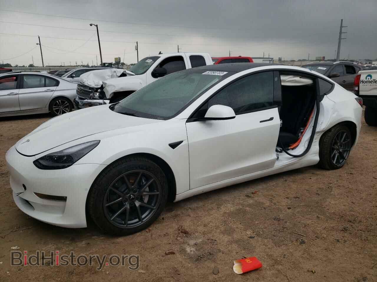 Photo 5YJ3E1EB9NF106969 - TESLA MODEL 3 2022