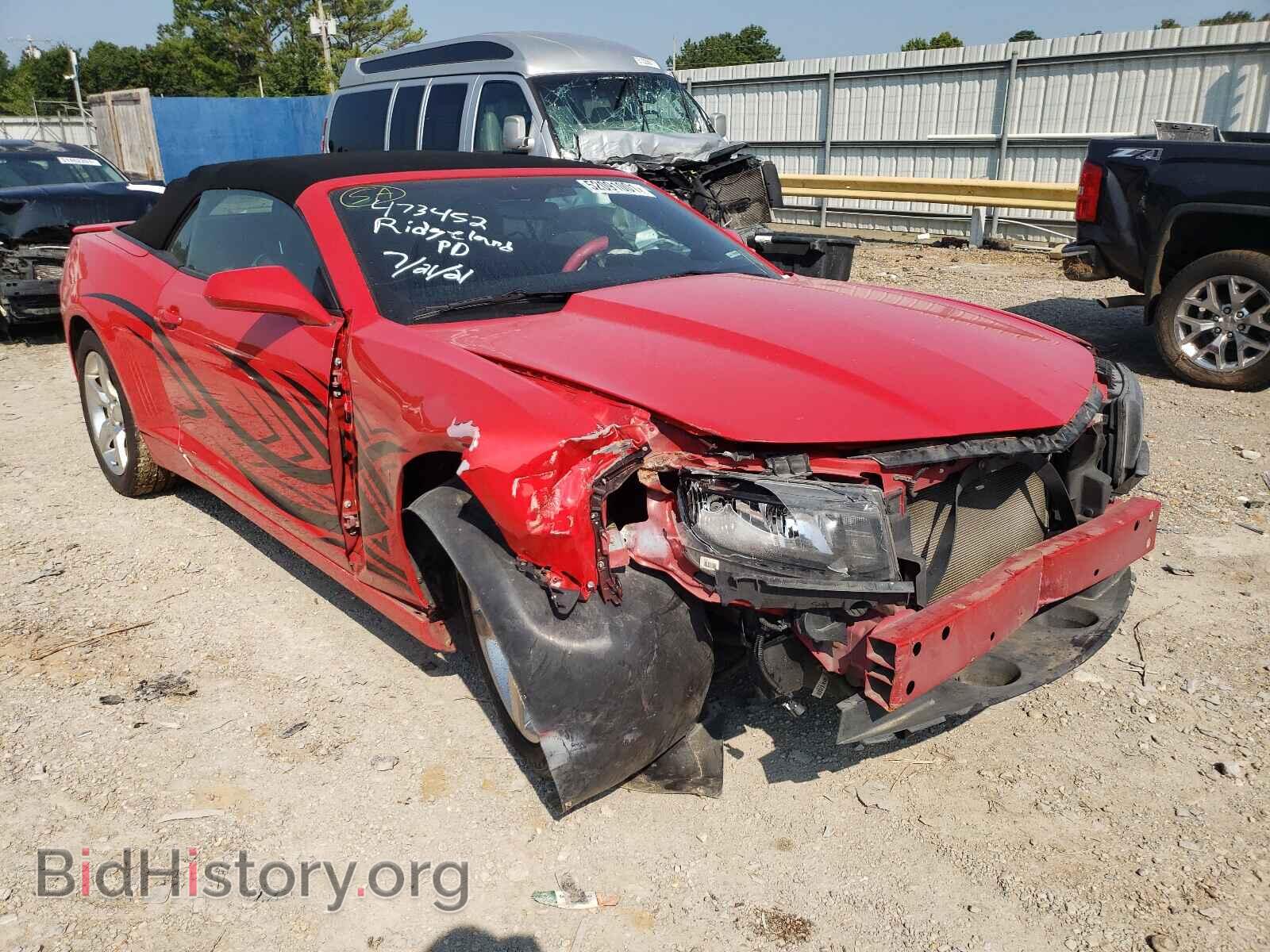 Фотография 2G1FB3D33E9313835 - CHEVROLET CAMARO 2014