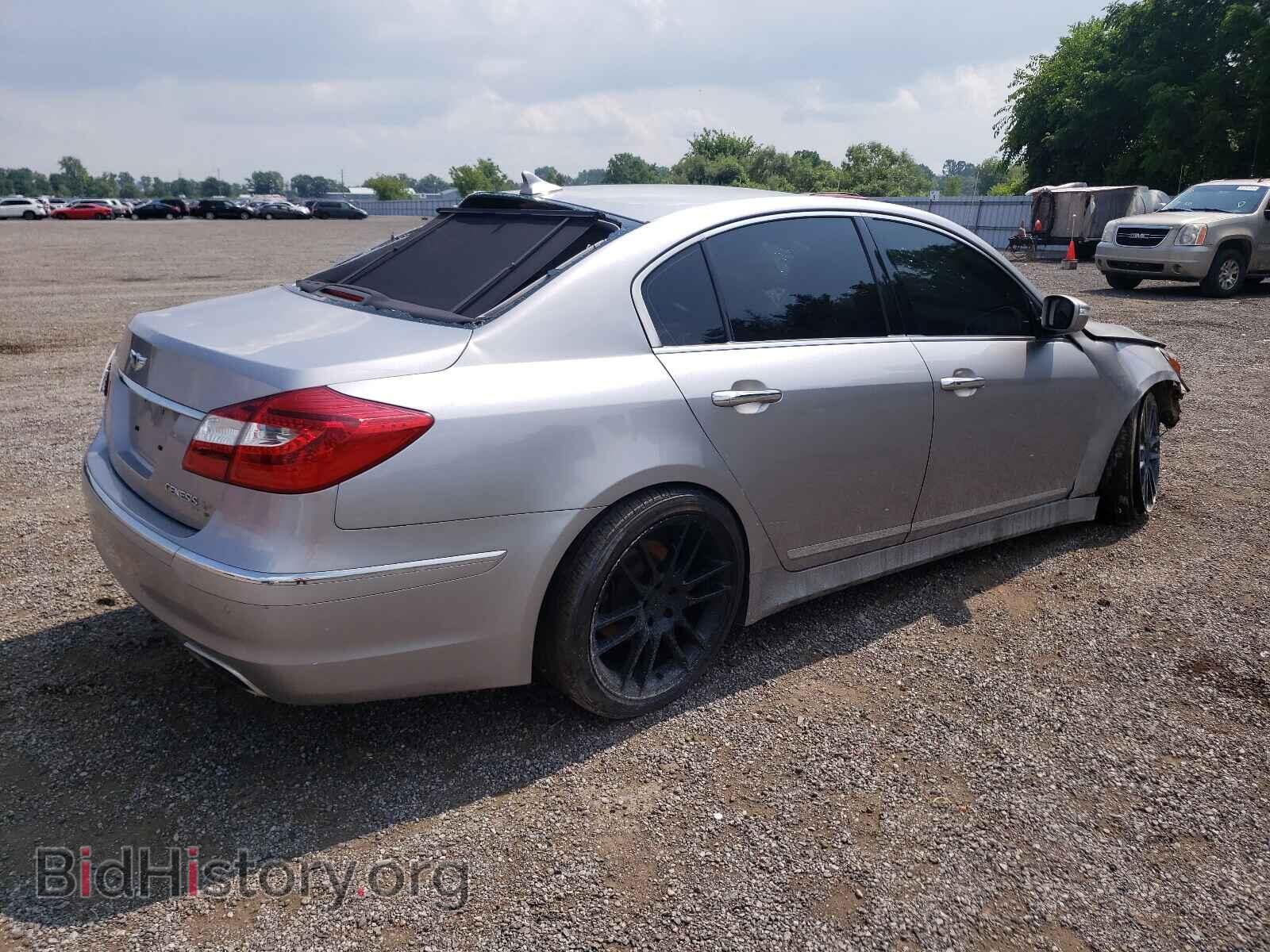 2012 HYUNDAI GENESIS - VIN: KMHGC4DHXCU206724 - Фото 4