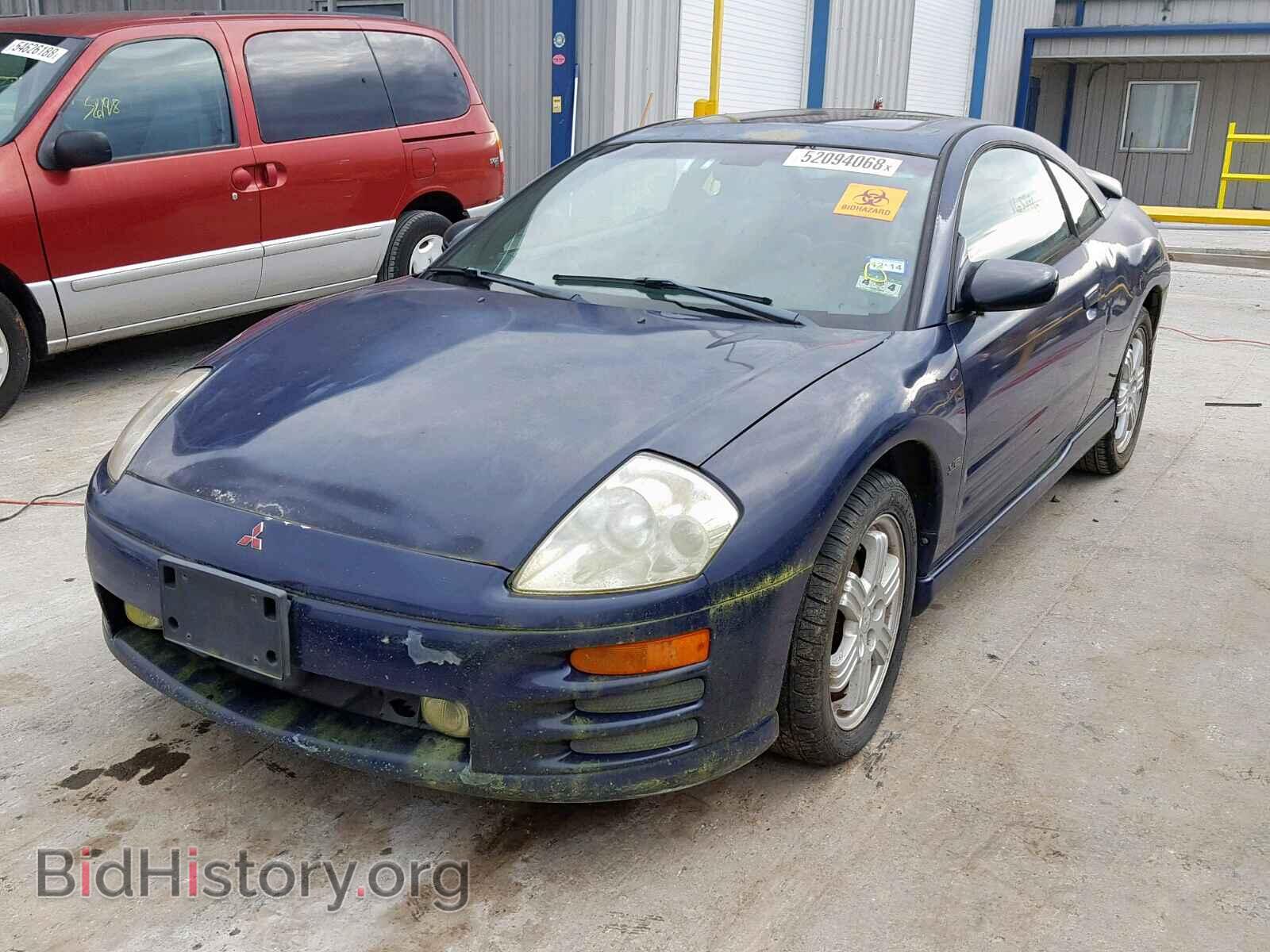 2001 MITSUBISHI ECLIPSE - VIN: 4A3AC54H51E127613 - Фото 2