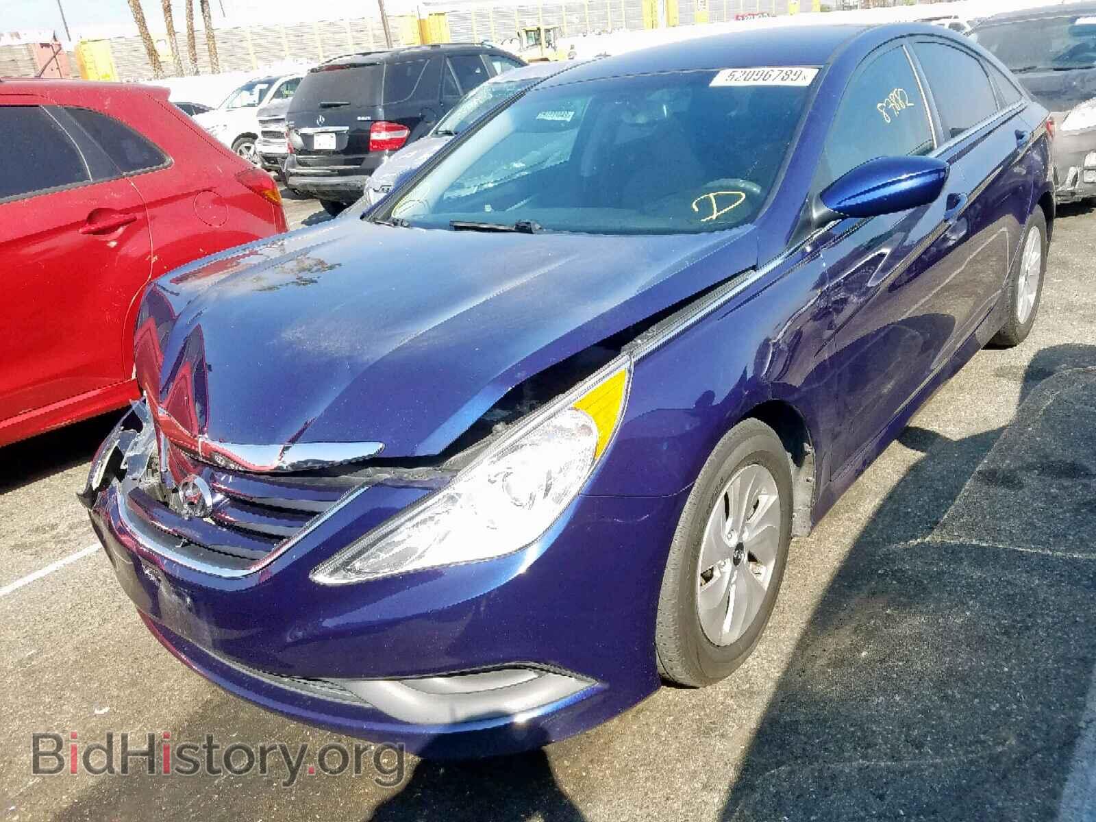 2014 HYUNDAI SONATA - VIN: 5NPEB4AC2EH815505 - Фото 2