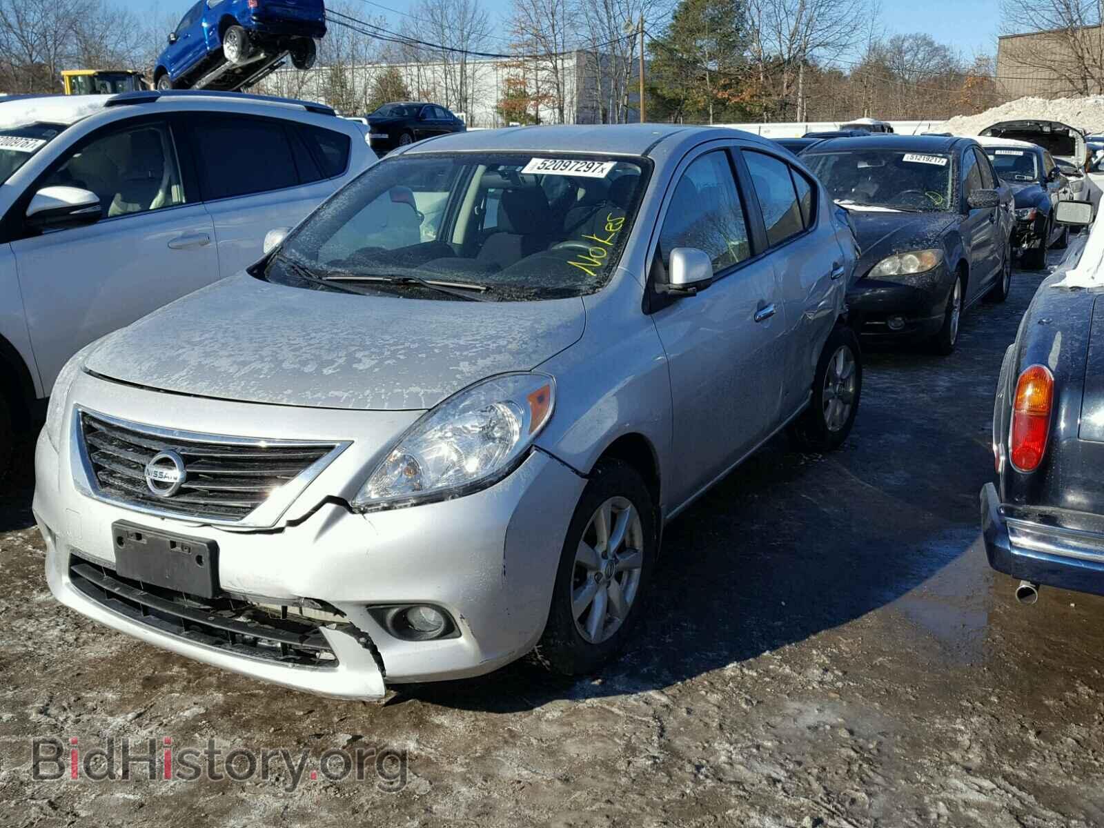 2012 NISSAN VERSA - VIN: 3N1CN7AP6CL860398 - Фото 2