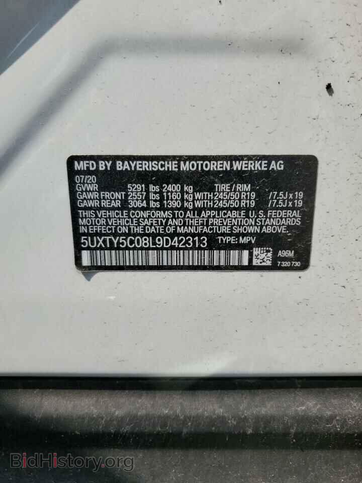 2020 BMW X3 - VIN: 5UXTY5C08L9D42313 - Фото 12
