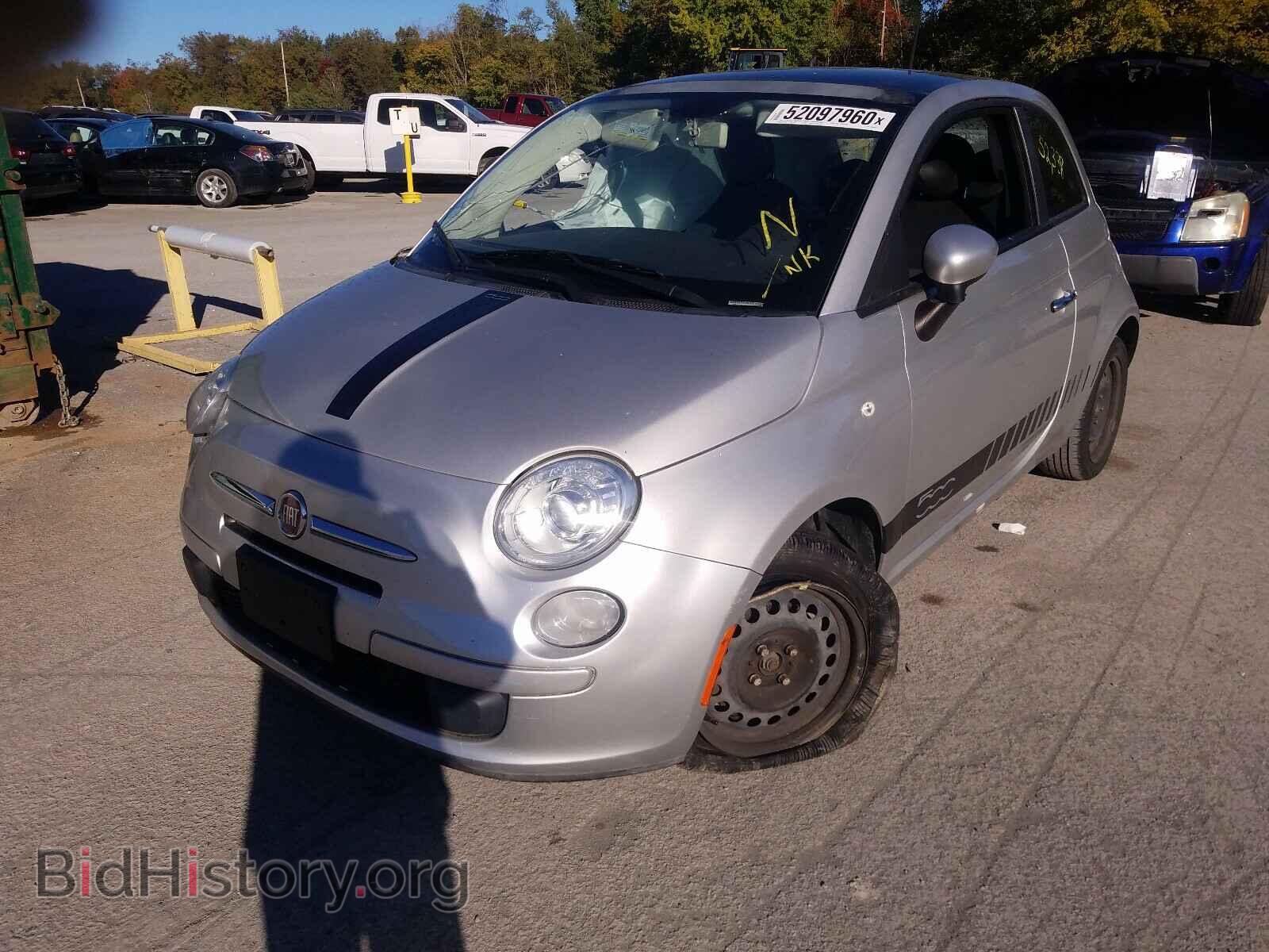2012 FIAT 500 - VIN: 3C3CFFAR3CT200460 - Фото 2