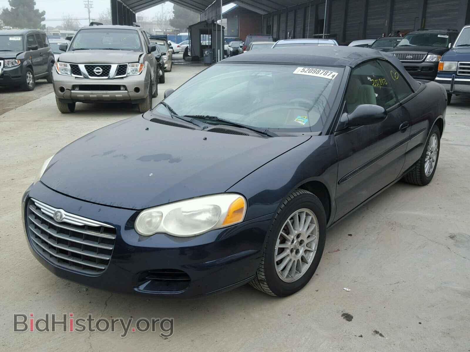 2004 CHRYSLER SEBRING - VIN: 1C3EL45R44N136608 - Фото 2