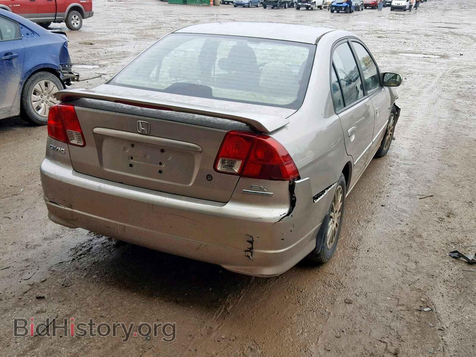 2005 HONDA CIVIC - VIN: 2HGES26715H549646 - Фото 4