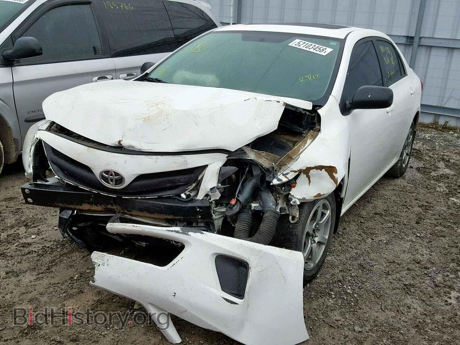 2013 TOYOTA COROLLA BA - VIN: 2T1BU4EE4DC047830 - Фото 2