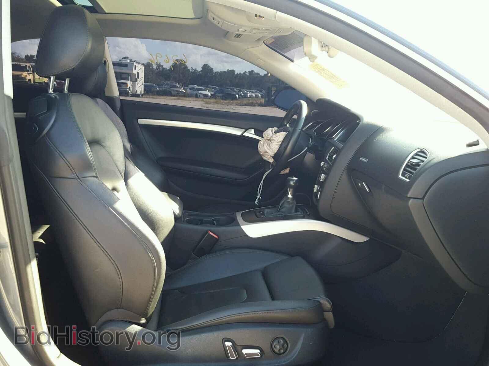 2013 AUDI A5 PREMIUM - VIN: WAURFAFRXDA026619 - Фото 5