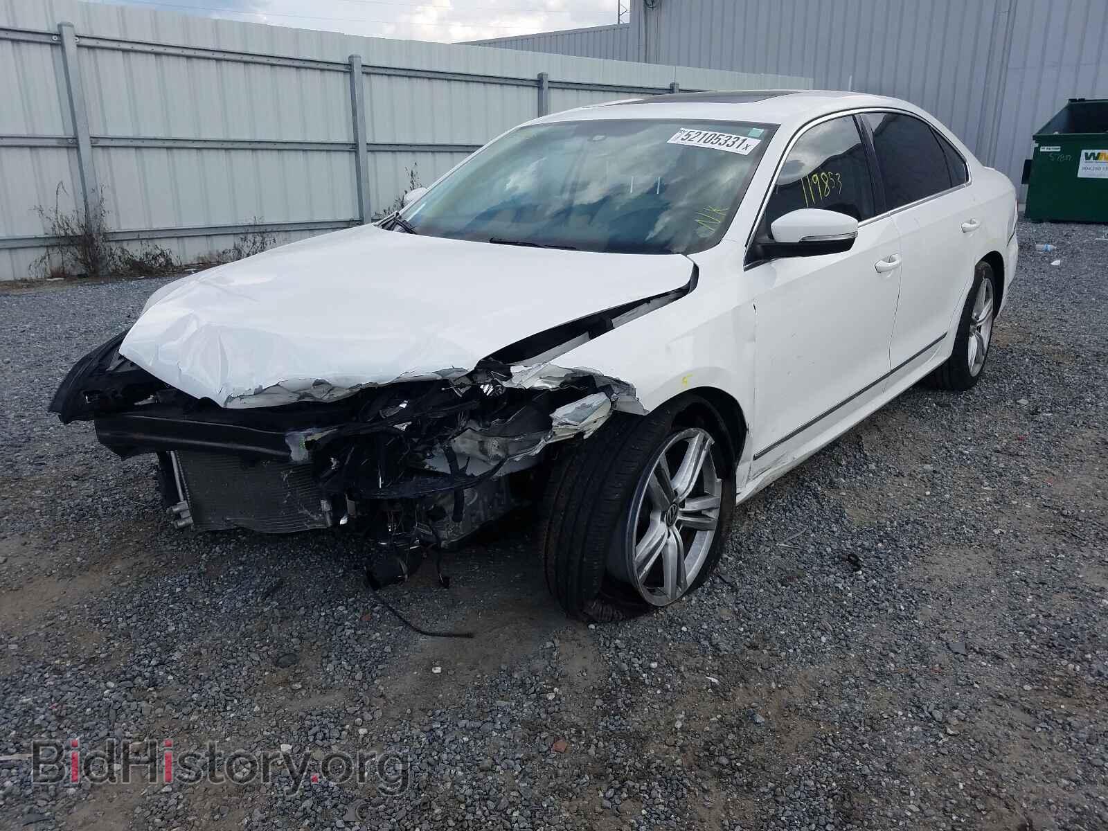 2014 VOLKSWAGEN PASSAT - VIN: 1VWCS7A38EC032710 - Фото 2