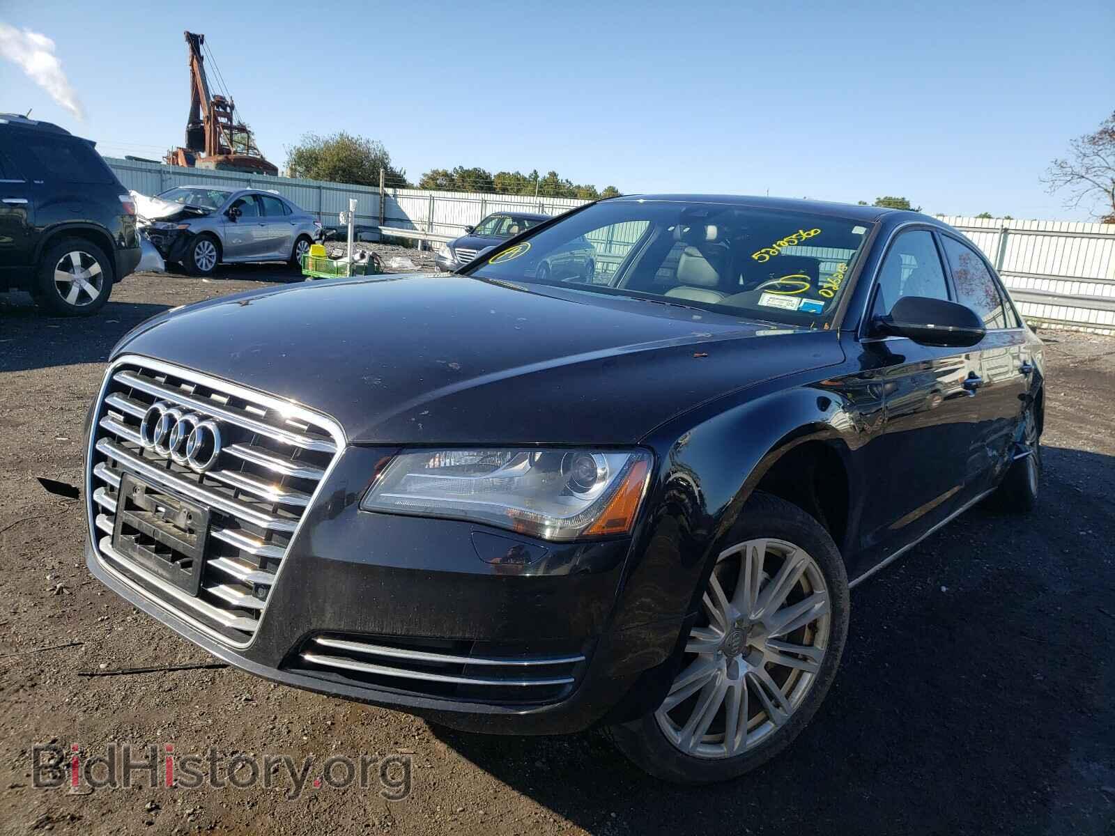 2013 AUDI A8 - VIN: WAURGAFD5DN026215 - Фото 2