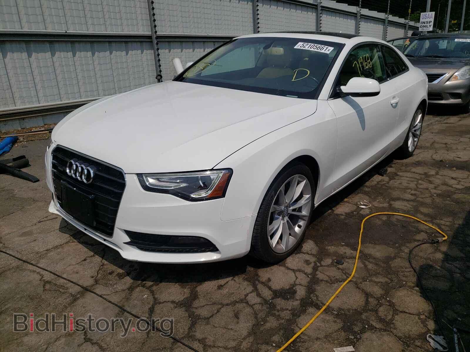 2014 AUDI A5 - VIN: WAULFAFR3EA073627 - Фото 2