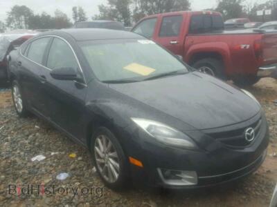 2012 Mazda 6 6 I, черный — VIN 1YVHZ8DH9C5M21997, Copart